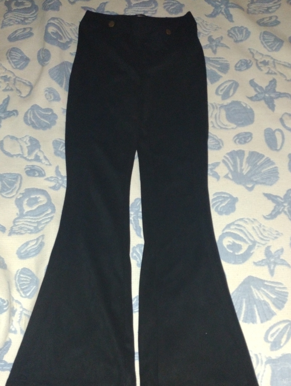 Boot-Cut Flare Women's Pants in Black